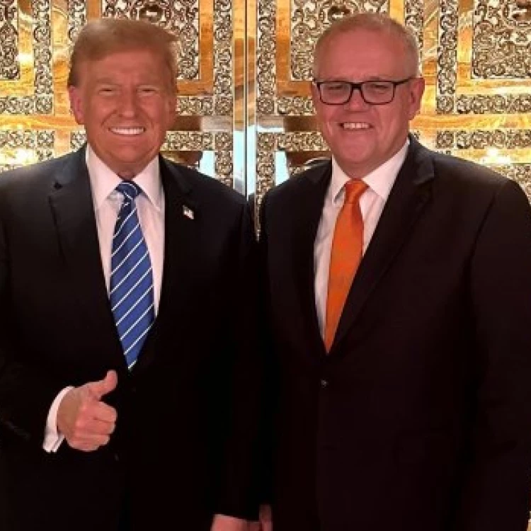 Imagen relacionada de scott morrison se reune con donald trump en nueva york en un gesto de apoyo