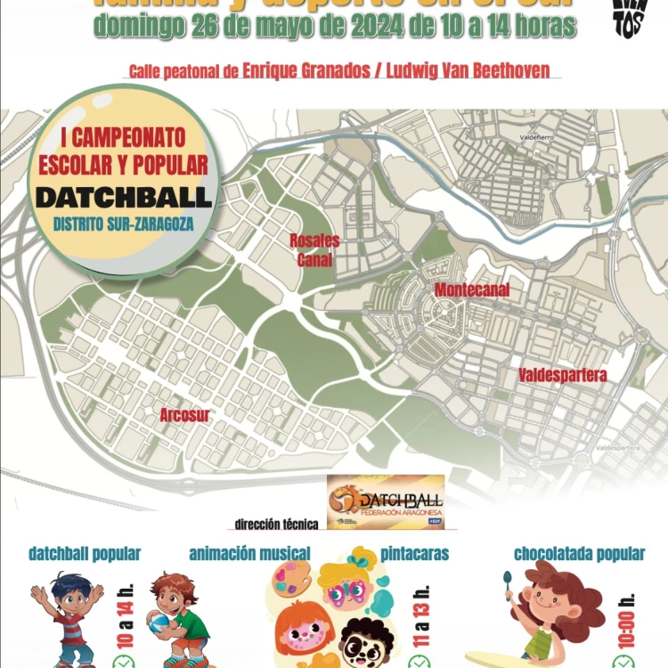 Imagen relacionada de datchball y diversion familiar en el distrito sur de zaragoza