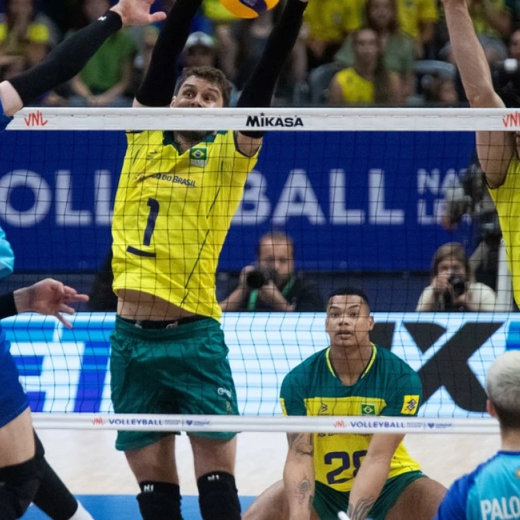 Imagen relacionada de argentina cae ante brasil en la liga de naciones de voleibol