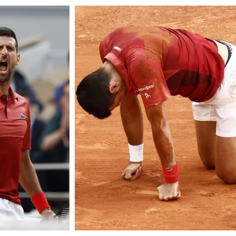 Imagen relacionada de novak djokovic avanza cuartos final roland garros lesion