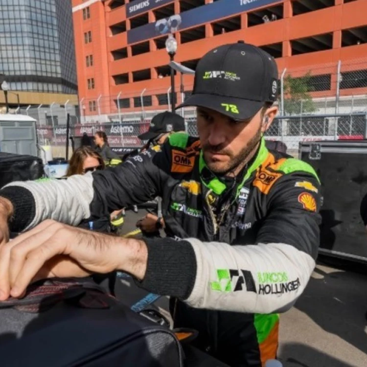 Imagen relacionada de incidente Theo Pourchaire Agustin Canapino GP Detroit IndyCar