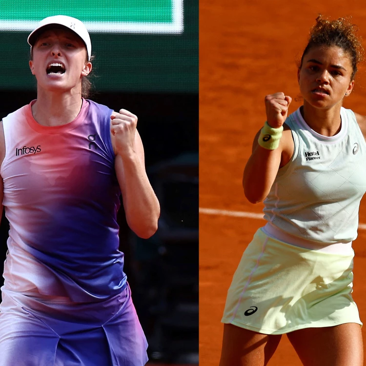 Imagen relacionada de final femenina inesperada roland garros swiatek paolini