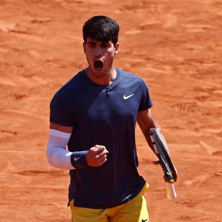 Imagen relacionada de final roland garros alcaraz zverev