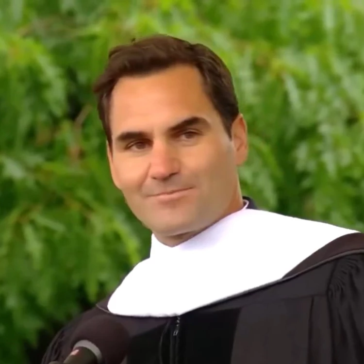 Imagen relacionada de lecciones de vida de roger federer a graduados de darmouth college