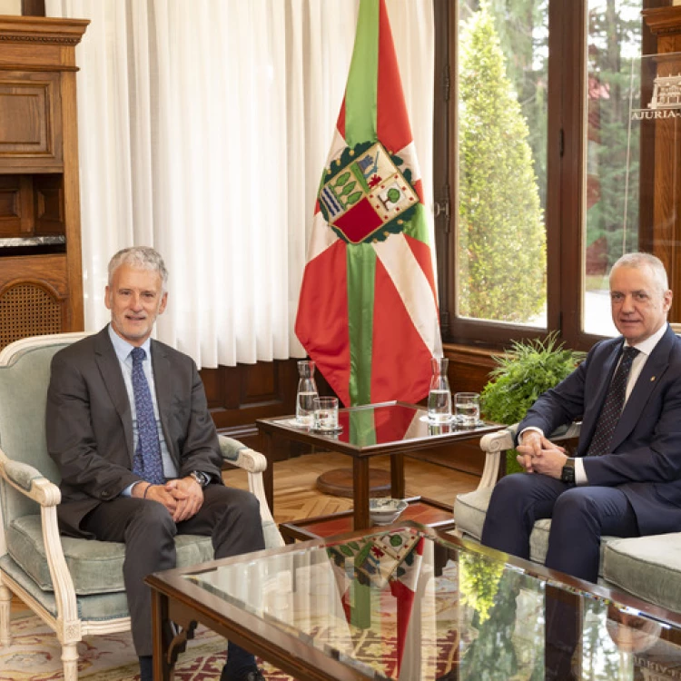 Imagen relacionada de reunion lehendakari presidente tsjpv euskadi