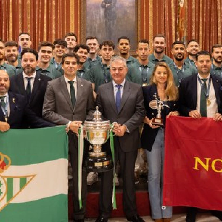 Imagen relacionada de reconocimiento real betis futsal victoria copa rey futbol sala sevilla