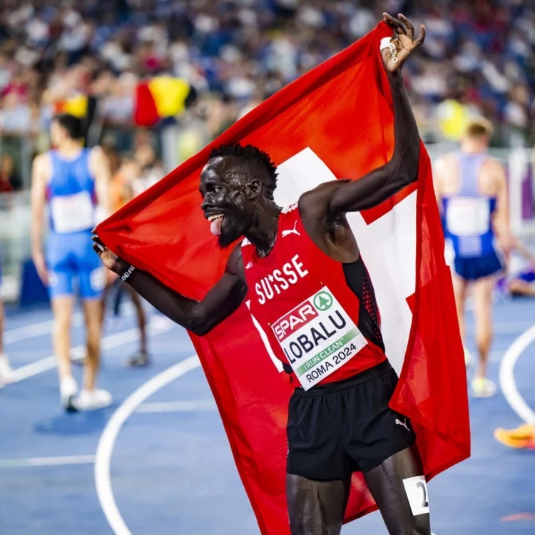 Imagen relacionada de dominic lobalu atleta refugiado atletismo europeo