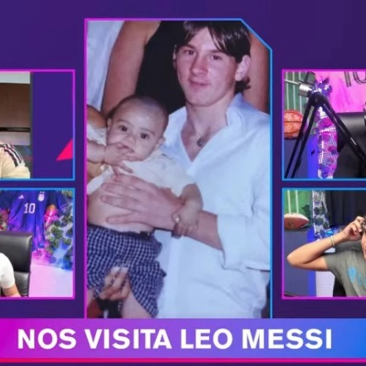 Imagen relacionada de el emotivo encuentro de lionel messi con su sobrino tomas y sus companeros de programa