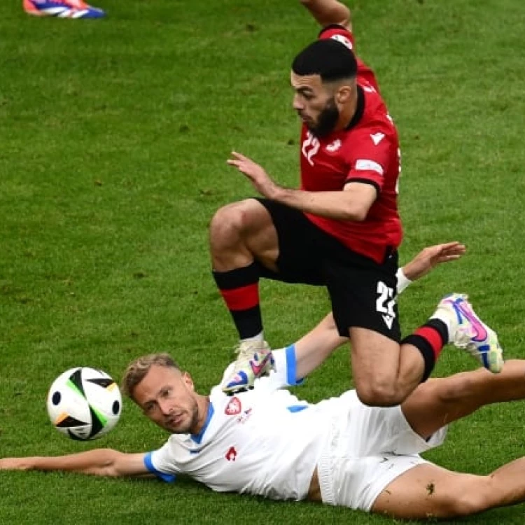 Imagen relacionada de georgia consigue su primer punto en empate con republica checa en la euro 2024