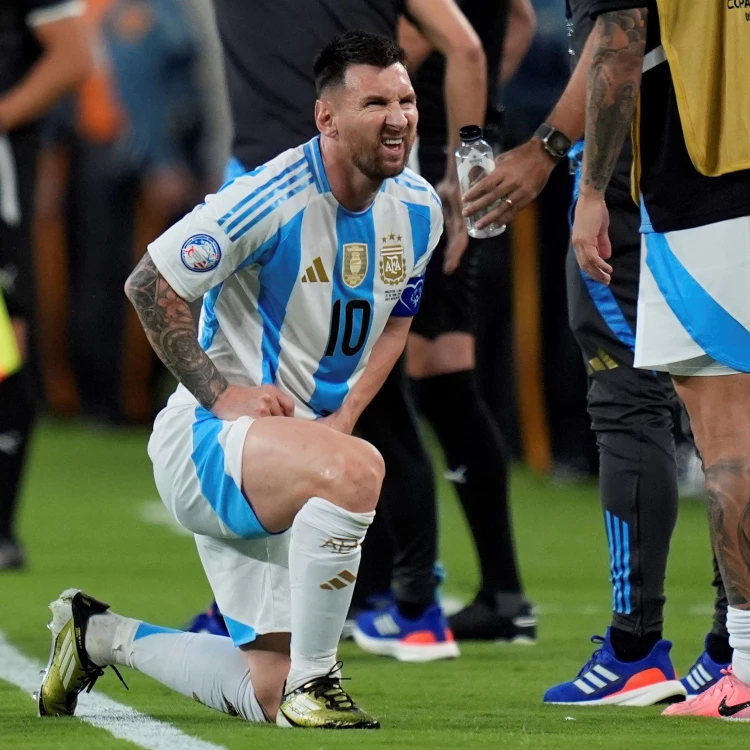 Imagen relacionada de noticia messi sufre contractura en copa america