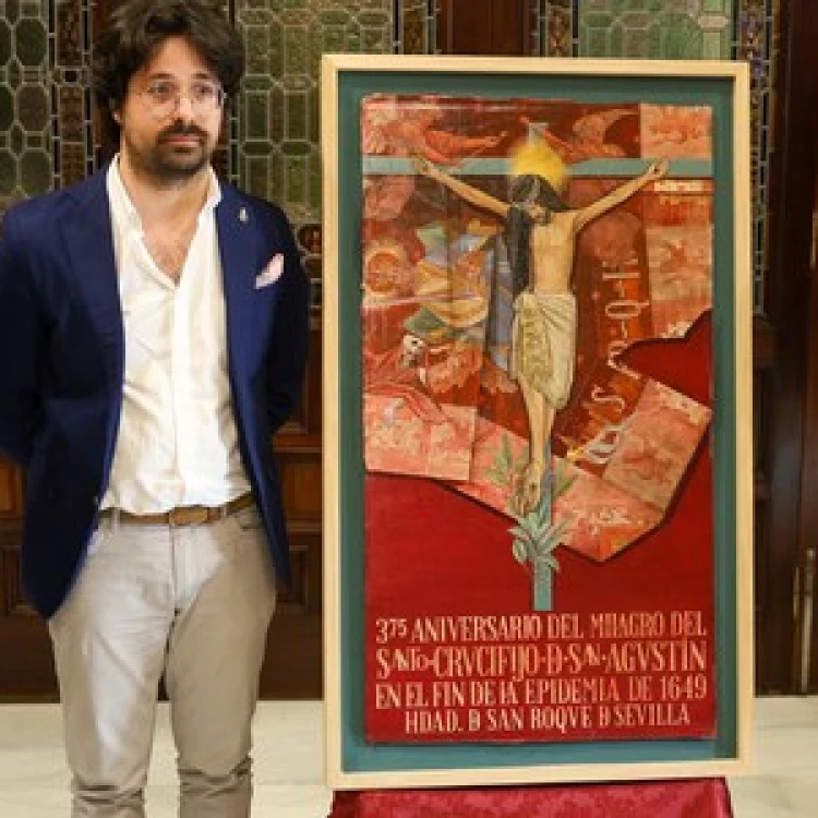 Imagen relacionada de conmemoracion 375 aniversario santo crucifijo san agustin sevilla