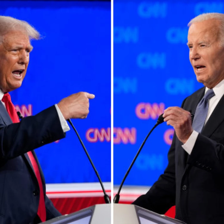 Imagen relacionada de debate presidencial trump biden fracaso rotundo