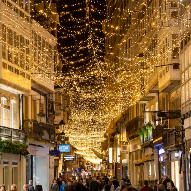 Imagen relacionada de contrato iluminacion ornamental fiestas la coruna