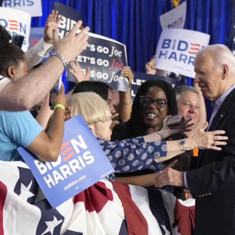 Imagen relacionada de biden se defiende en la carrera electoral 2024