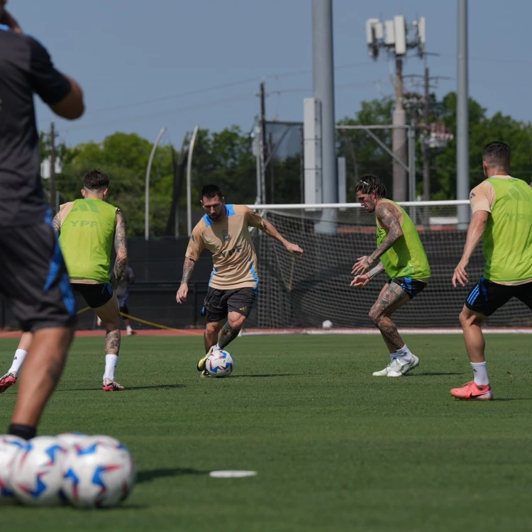 Imagen relacionada de preparativos seleccion argentina semifinal copa america