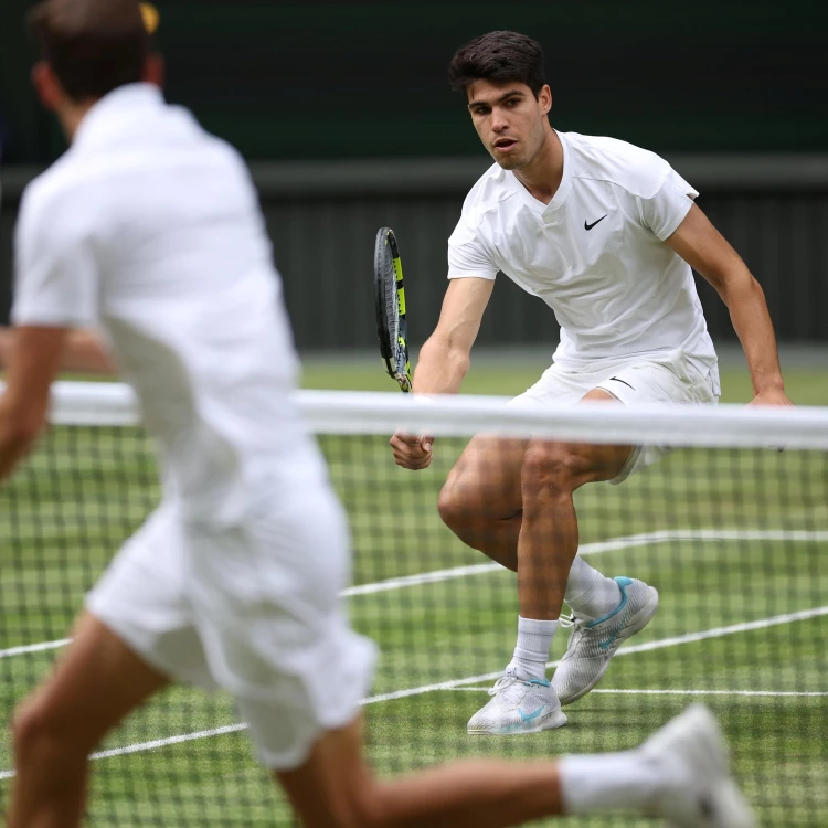 Imagen relacionada de semifinales wimbledon alcaraz djokovic pase final