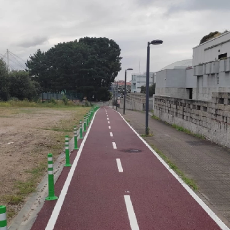 Imagen relacionada de mejoras en el carril bici de someso en la coruna