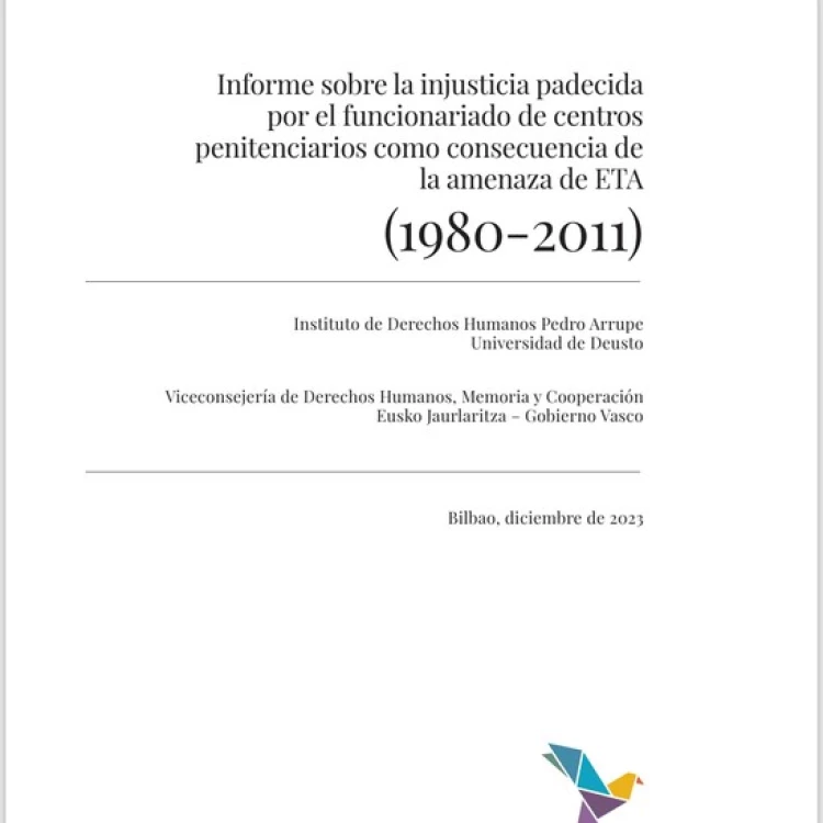 Imagen relacionada de informe injusticia personal prisiones eta euskadi