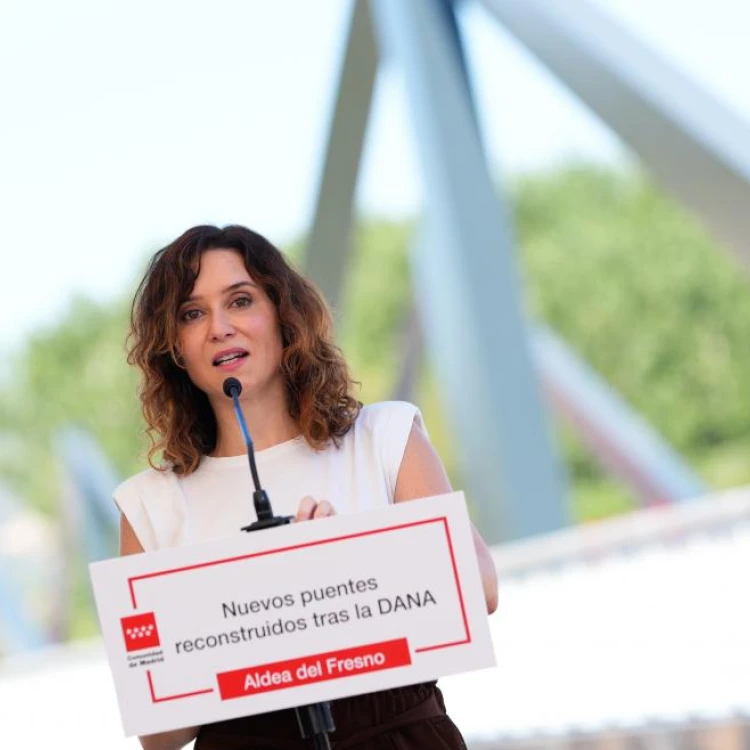 Imagen relacionada de inauguracion puentes reconstruidos comunidad madrid