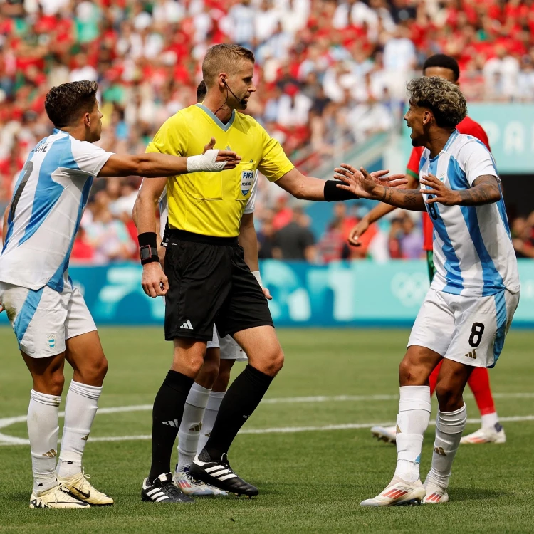 Imagen relacionada de controversia debut olimpico argentina marruecos