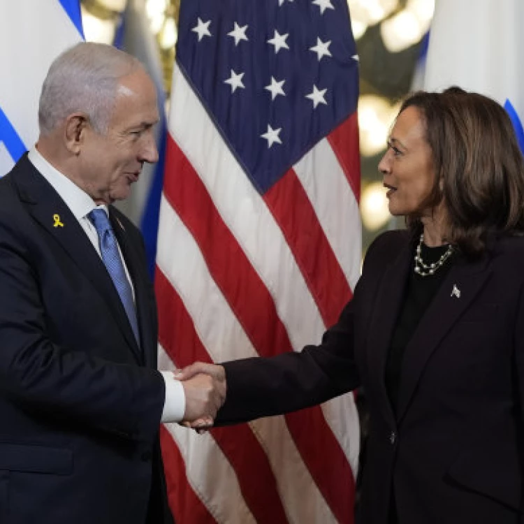 Imagen relacionada de kamala harris netanyahu gaza alto al fuego