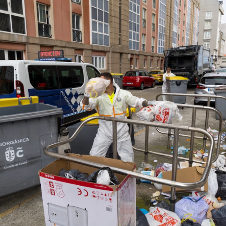 Imagen relacionada de recogida basura emergencia la coruna