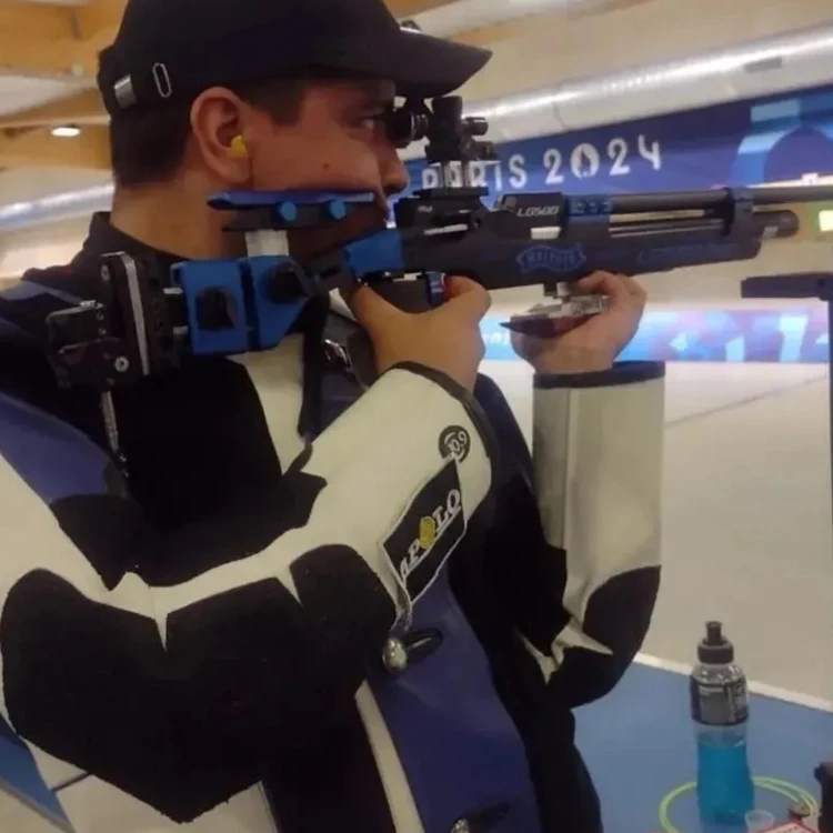 Imagen relacionada de julian gutierrez final rifle aire comprimido paris 2024