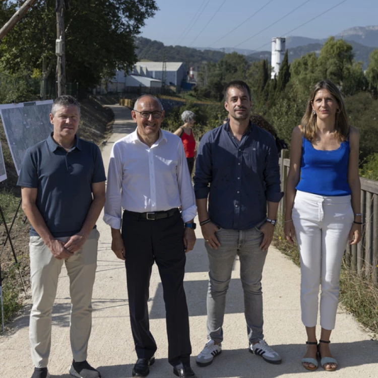 Imagen relacionada de inauguracion parque lineal nervion euskadi