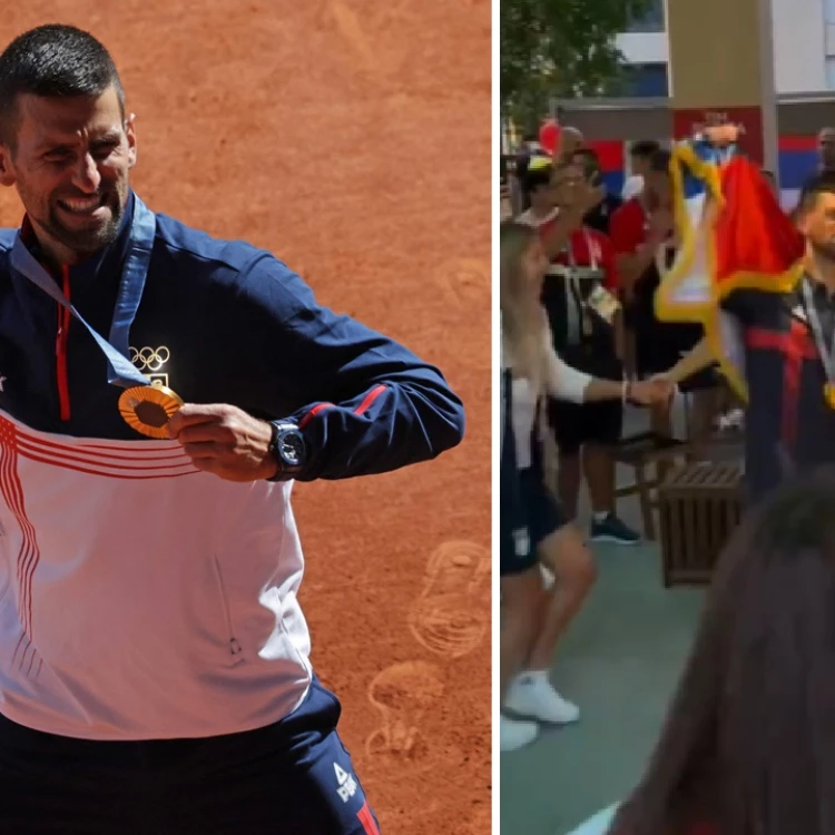 Imagen relacionada de novak djokovic oro olimpico paris 2024