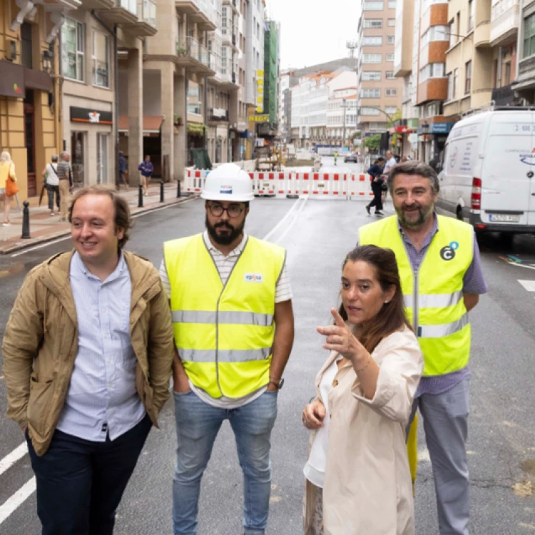 Imagen relacionada de inauguracion reurbanizacion san andres coruna