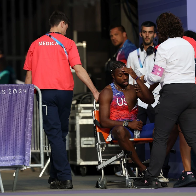 Imagen relacionada de noah lyles final 200 metros paris 2024