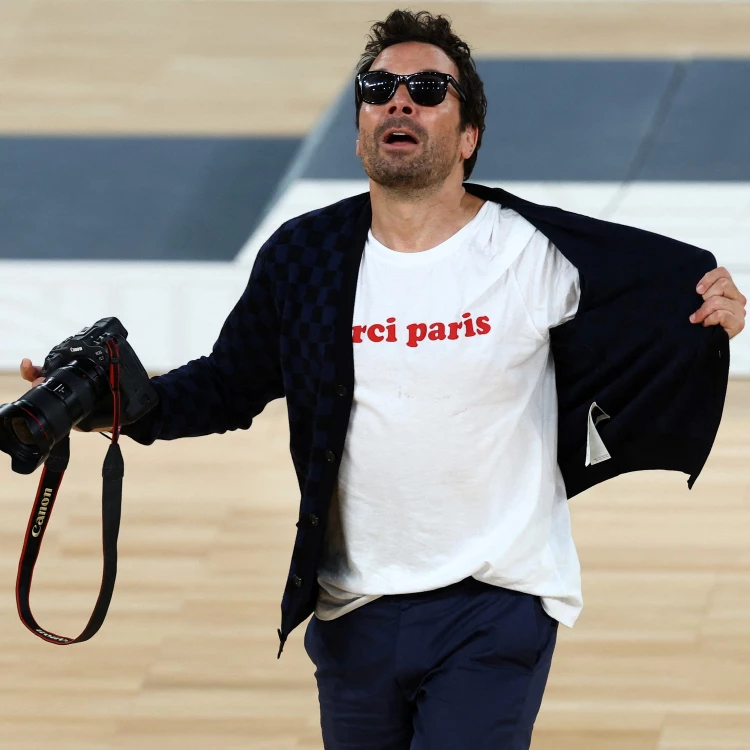 Imagen relacionada de jimmy fallon juegos olimpicos paris 2024