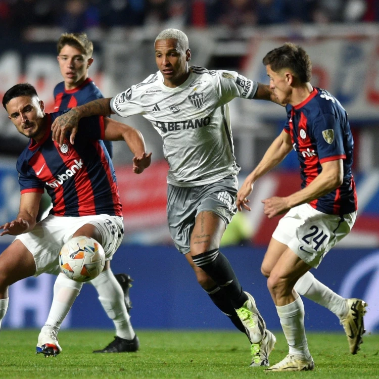 Imagen relacionada de san lorenzo atletico mineiro empatados libertadores