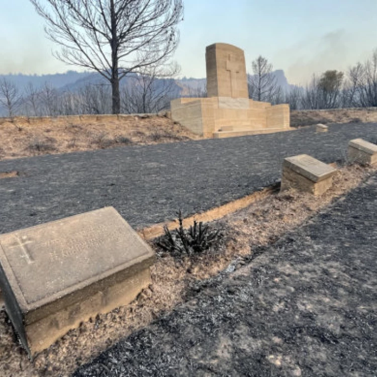 Imagen relacionada de incendios galipoli tumbas guerra