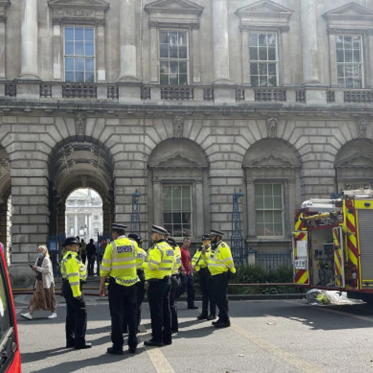 Imagen relacionada de incendio somerset house londres