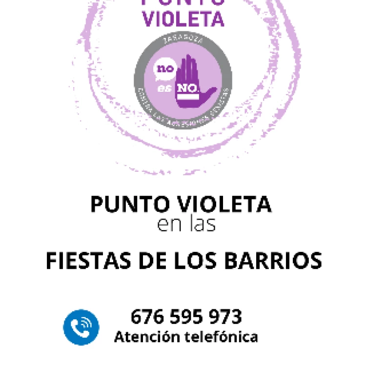 Imagen relacionada de puntos violetas zaragoza fiestas populares