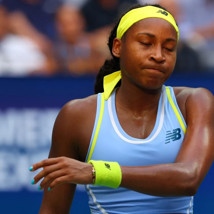 Imagen relacionada de coco gauff problemas servicio us open