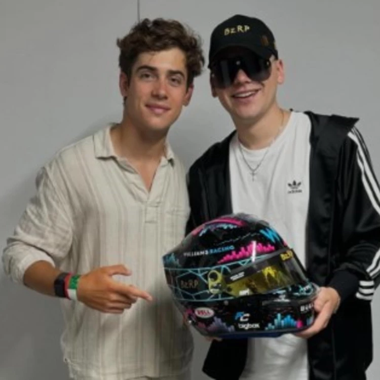 Imagen relacionada de franco colapinto formula 1 bizarrap sponsors