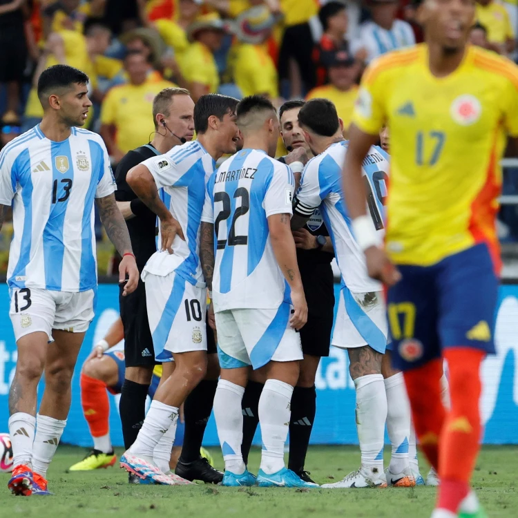 Imagen relacionada de furia seleccion argentina derrota colombia