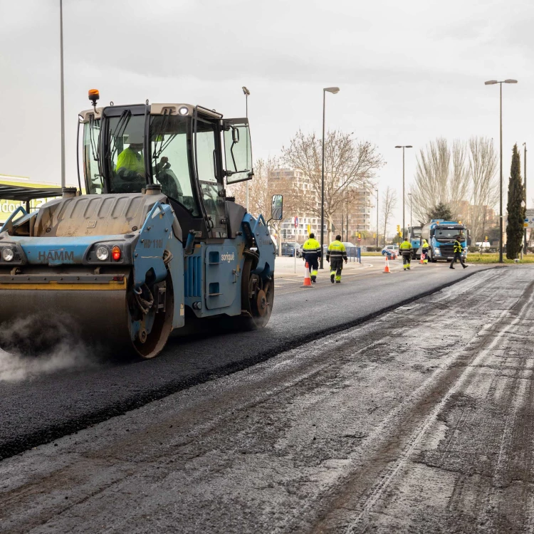 Imagen relacionada de obras asfaltado zaragoza movilidad