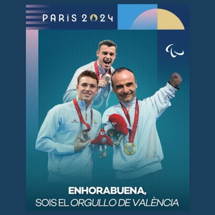 Imagen relacionada de homenaje atletas paralimpicos valencia 2024