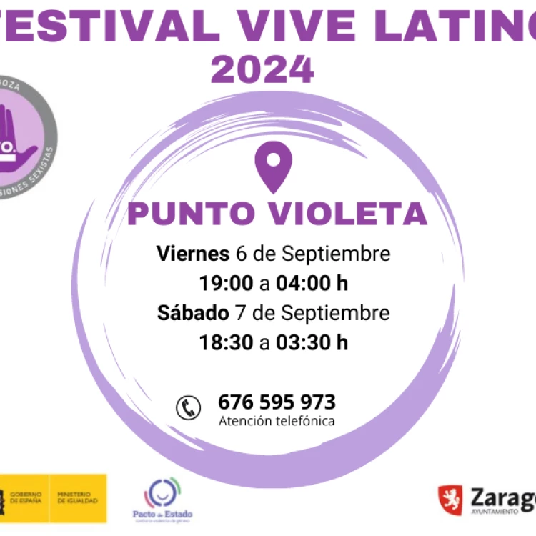 Imagen relacionada de punto violeta festival vive latino zaragoza