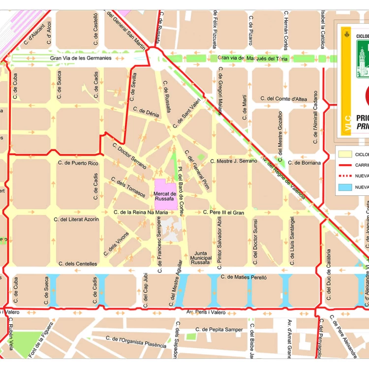 Imagen relacionada de russafa ciclobarrio valencia