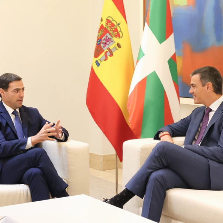 Imagen relacionada de reunion lehendakari presidente gobierno cooperacion euskadi