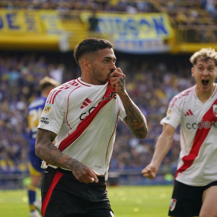 Imagen relacionada de river celebra victoria boca copa libertadores