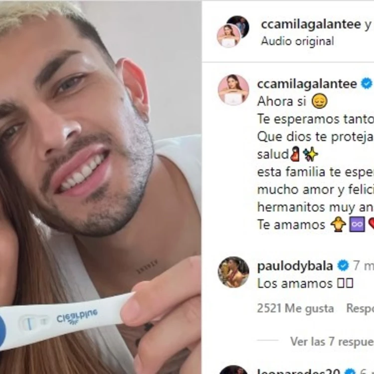 Imagen relacionada de leandro paredes anuncio tercer hijo