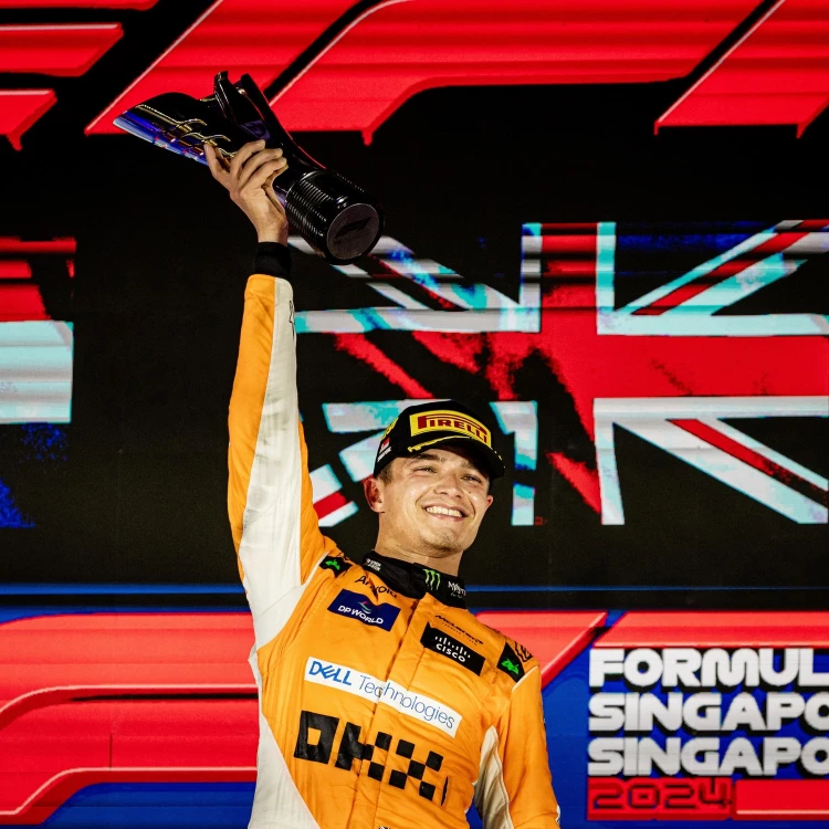 Imagen relacionada de lando norris lucha titulo f1 singapur