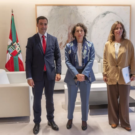 Imagen relacionada de lehendakari imanol pradales reunion unrwa euskadi