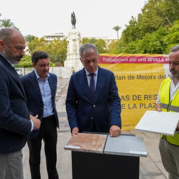 Imagen relacionada de inicio reurbanizacion plaza nueva sevilla