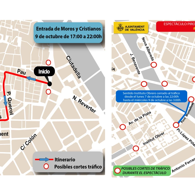 Imagen relacionada de dispositivo especial trafico valencia 9 octubre